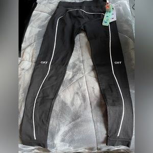Brand New Off-White Women’s Leggings with Tags; Color: Black/White; Runs Narrow